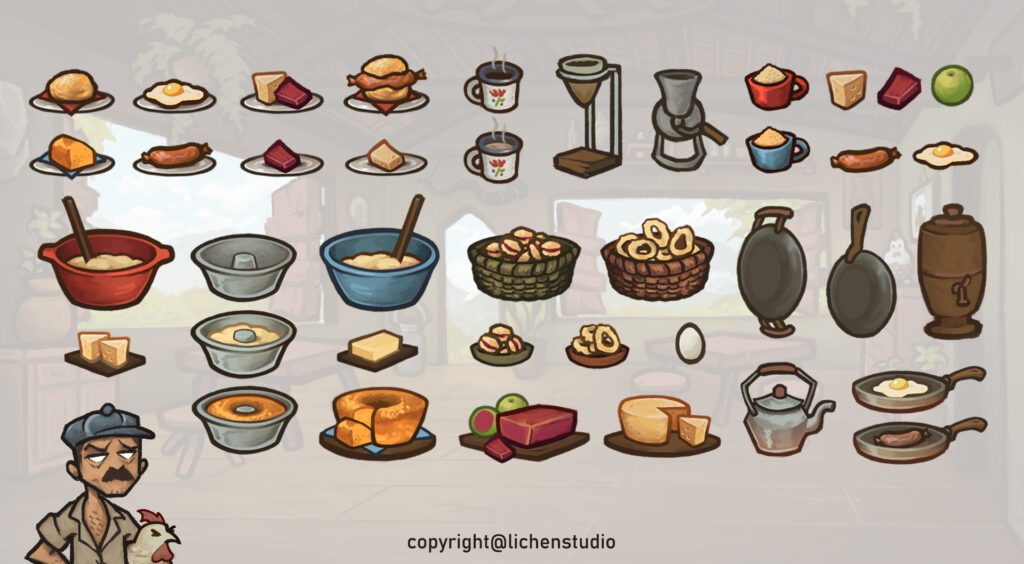 Press Kit food sheet